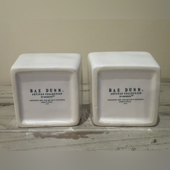 Rae Dunn Savor and Enjoy Square Bowl Set - Picture 2 of 4